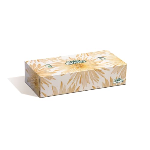 White Swan 2-Ply Facial Tissue, 30 x 100 sheets